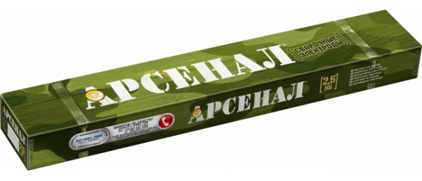 Электроды сварочные Арсенал МР-3, ф 3 мм (уп-2,5 кг) купить с доставкой в Мендюкино